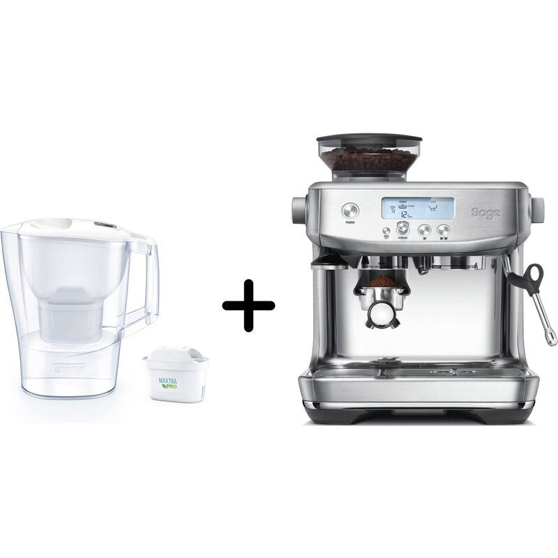  SES878BSS0 The Barista Pro espressokeitin + Brita Alunaveden suodatinkannu