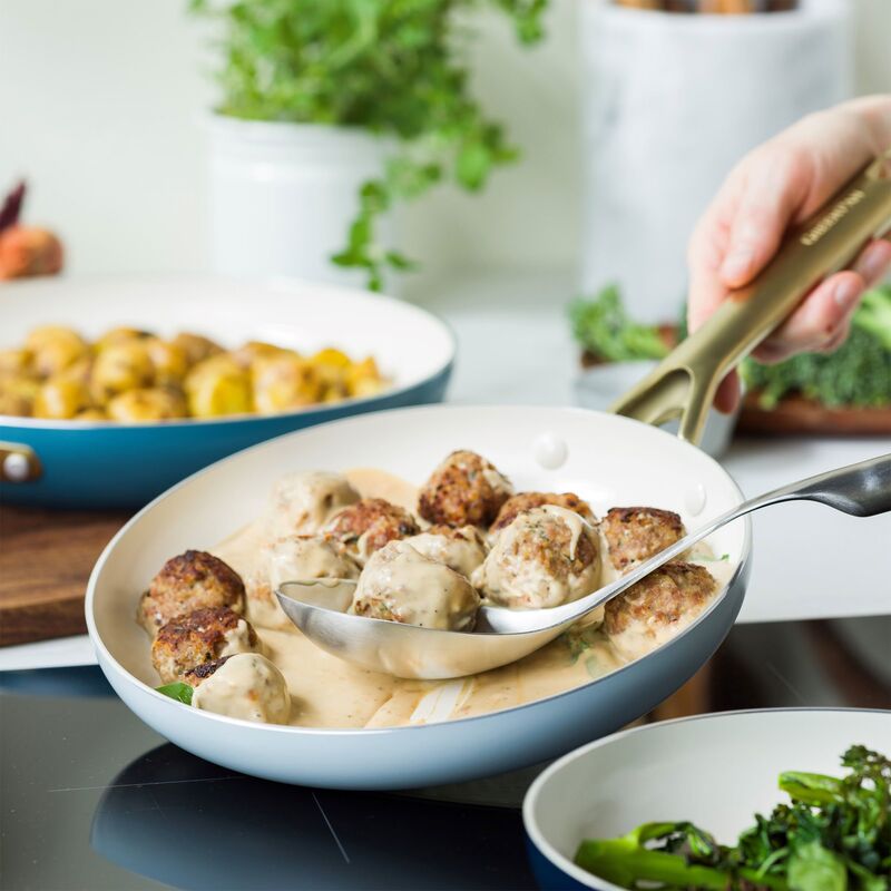 Shades stekepannesett 3 deler, oxford blue/light blue/tapestry