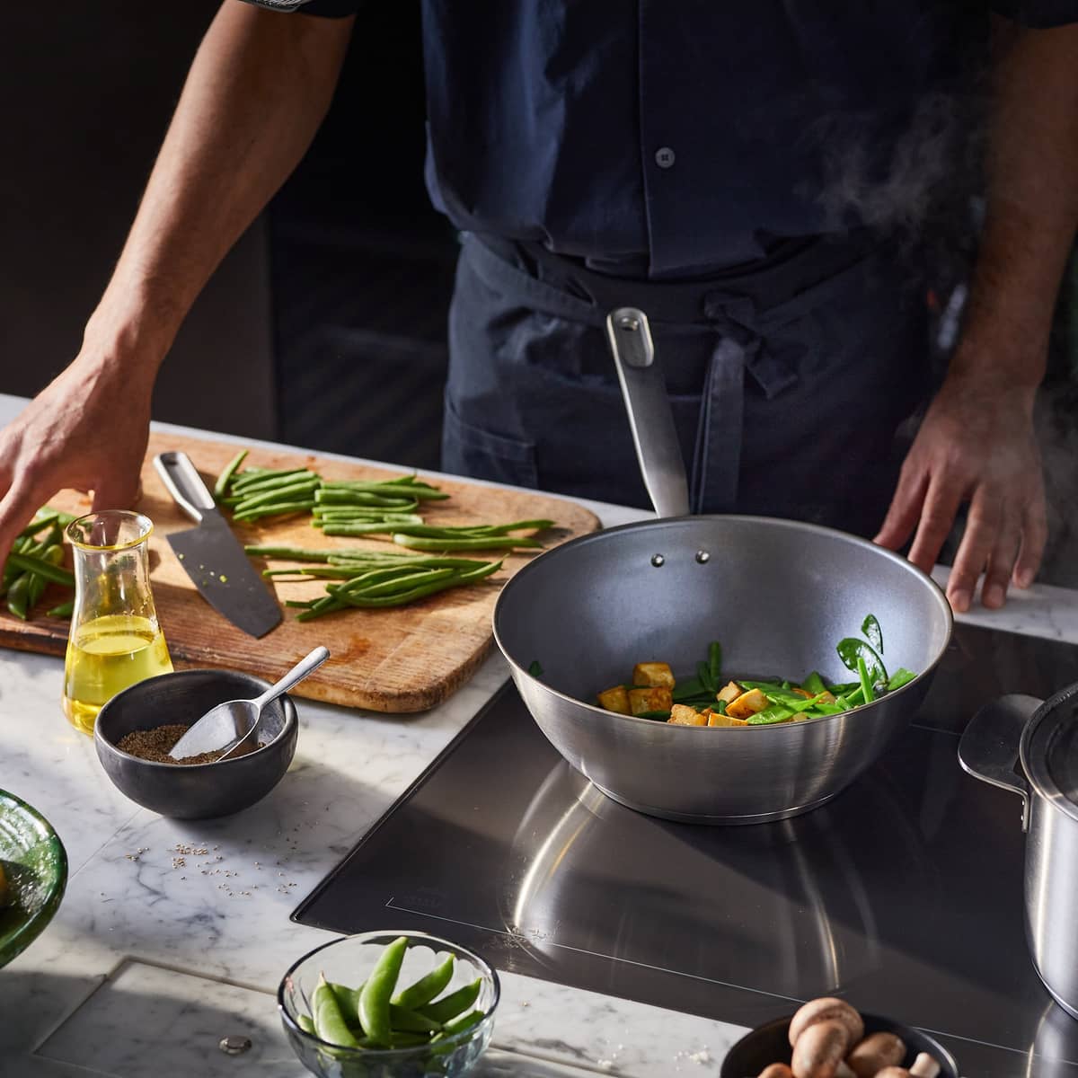 All Steel wok 28 cm