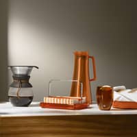 PAVINA dobbeltsidet glas 35 cl, orange, 2 stk.