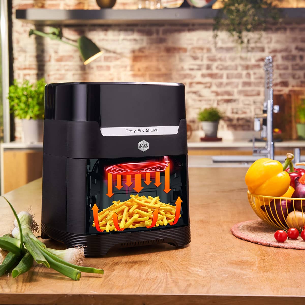 Easy Fry & Grill Precision 2in1, svart