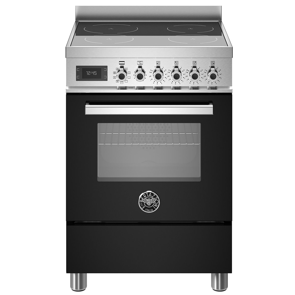 PRO64I1ENET Professional induktionsspis med singelugn, 60 cm, svart