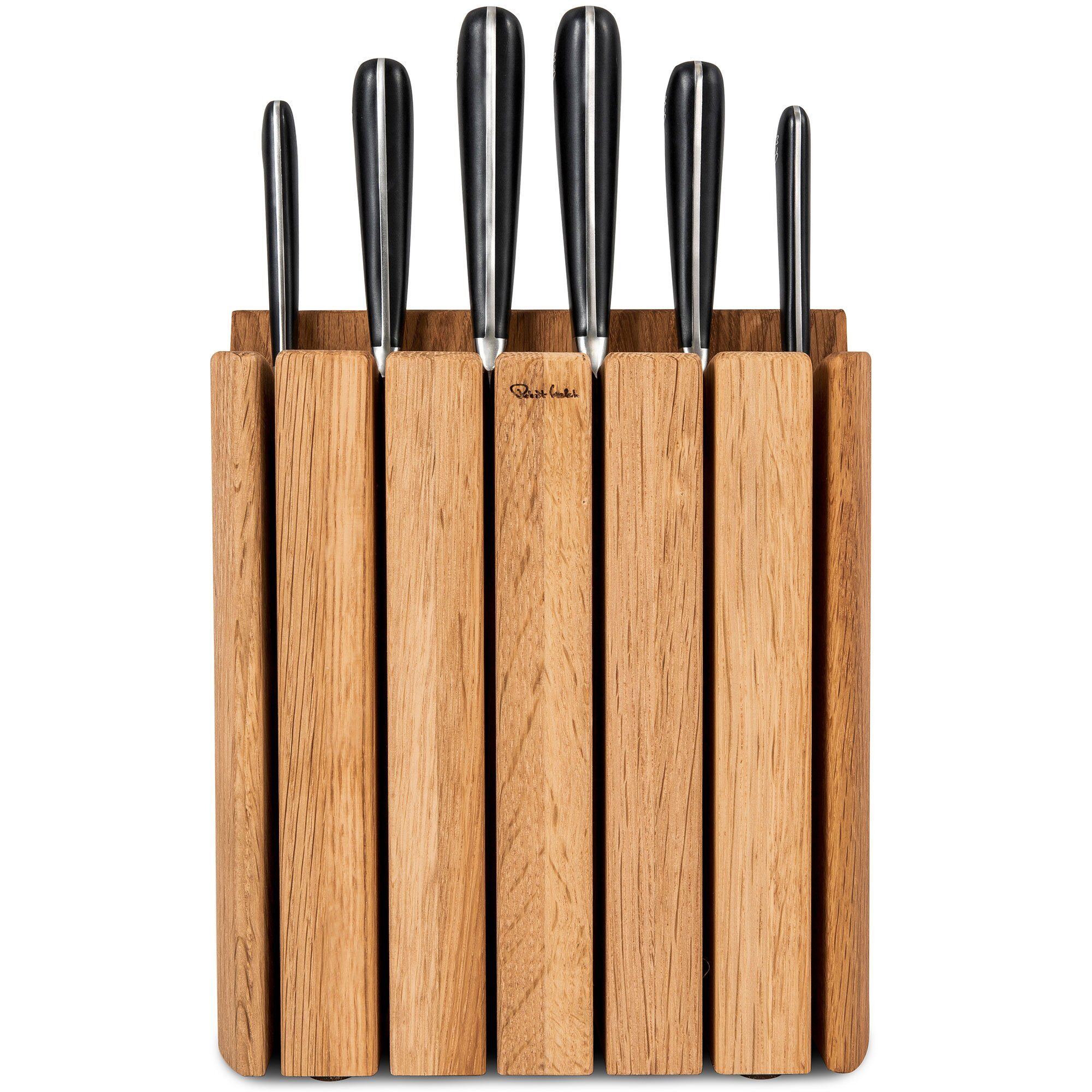 Robert Welch Signature Book Oak knivblokk sett 7 deler Eik