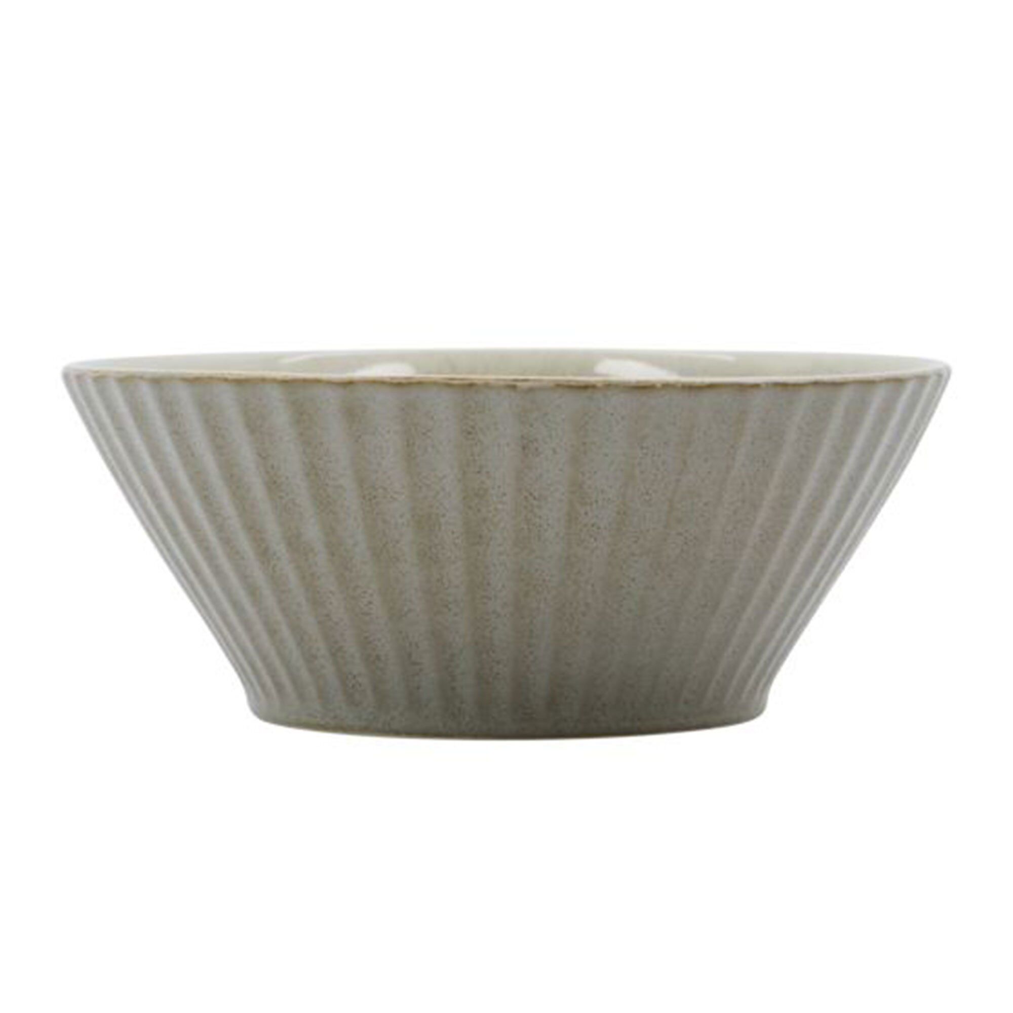 House Doctor Pleat skål Ø15 cm Grå-brun