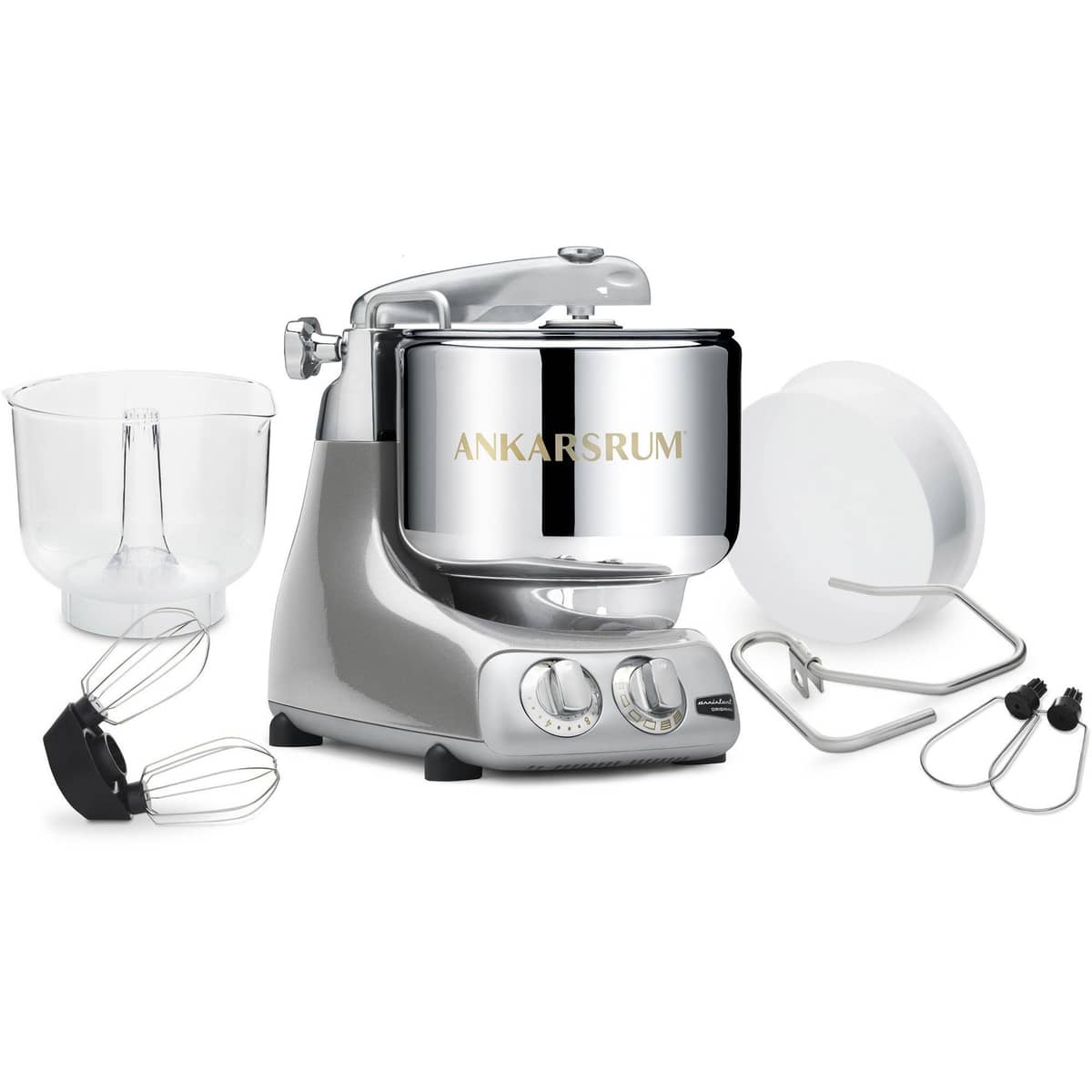 AKM 6230 köksmaskin med glassmaskin, silver