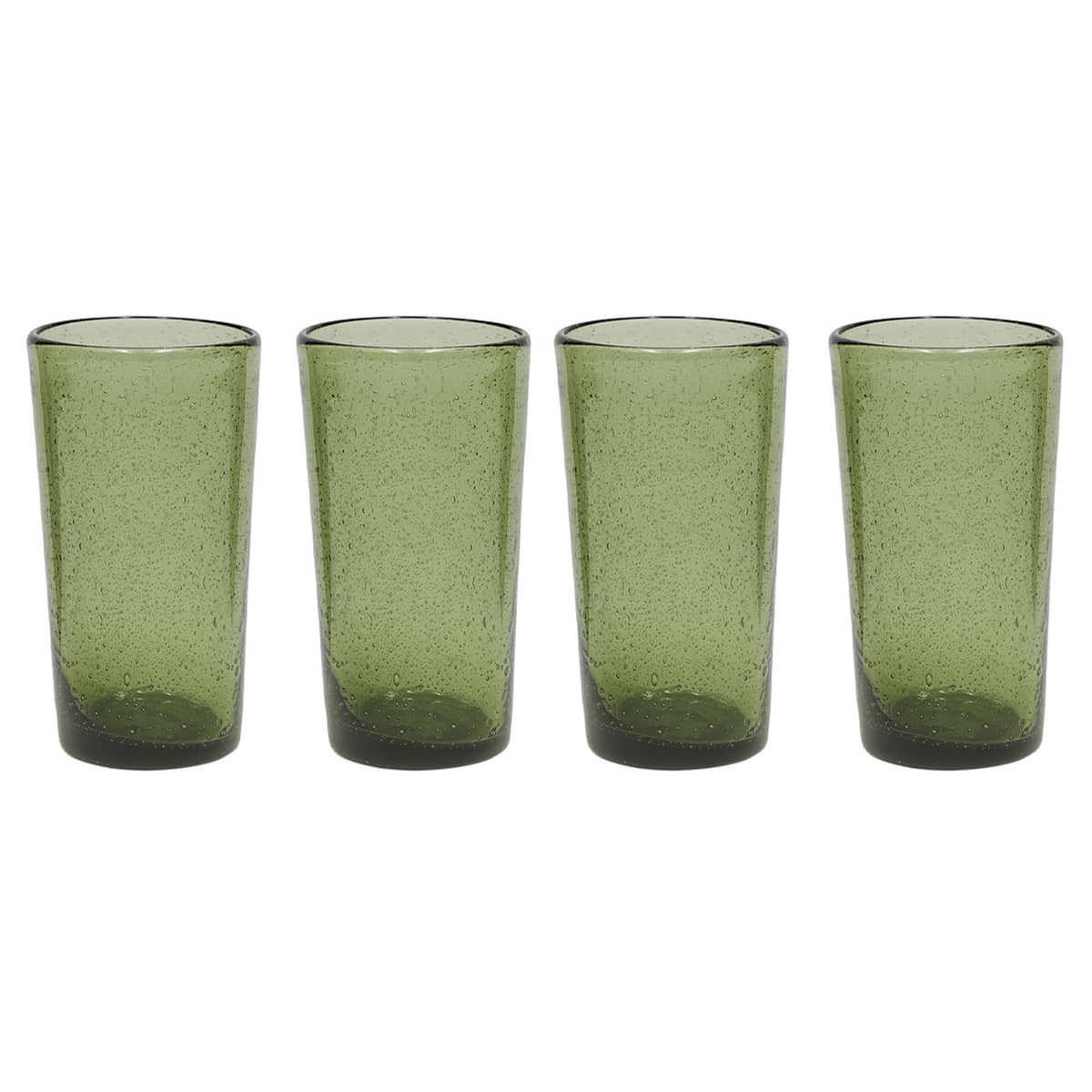 Kuki Highball glas 33 cl 4 st, grön