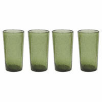 Kuki Highball glas 33 cl 4 st, grön