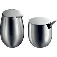 COLUMBIA SET Socker- och gräddset - matt krom