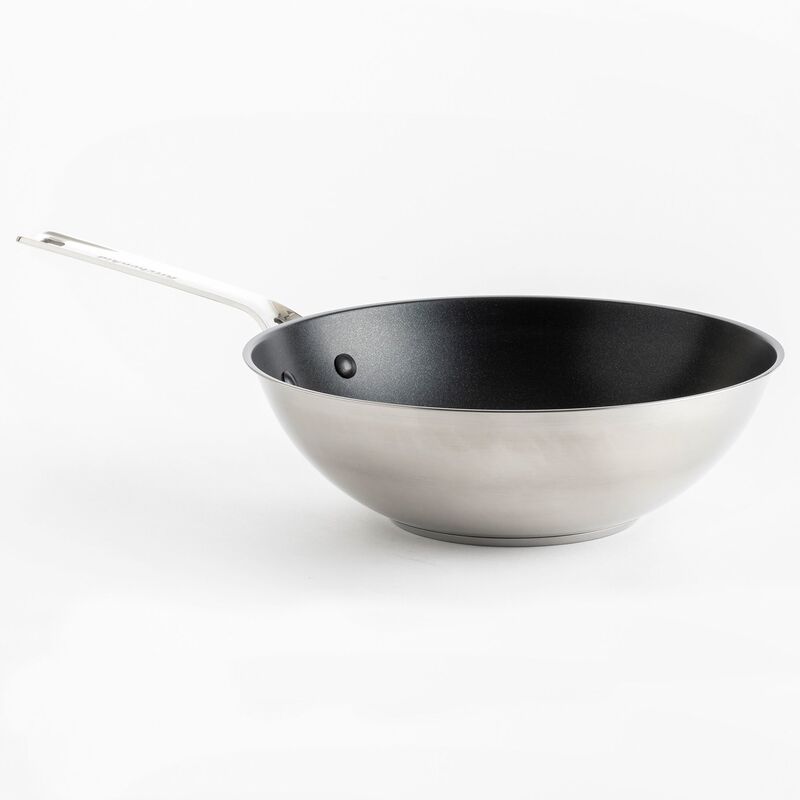 Wok 28 cm, rustfrit stål