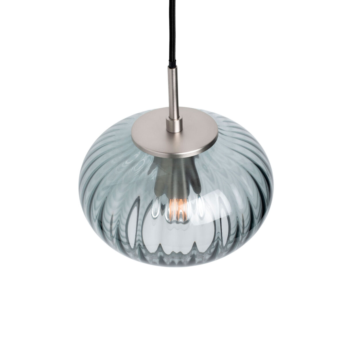 Urc loftlampe 19 cm, røgfarvet