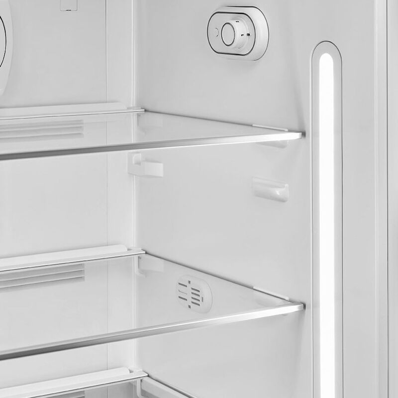 Smeg FAB28RDRU6 Køleskab Med Fryser 153cm Højrehængt Rustrød