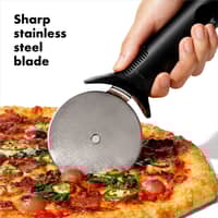 Pizzahjul 9 cm, rustfrit stål