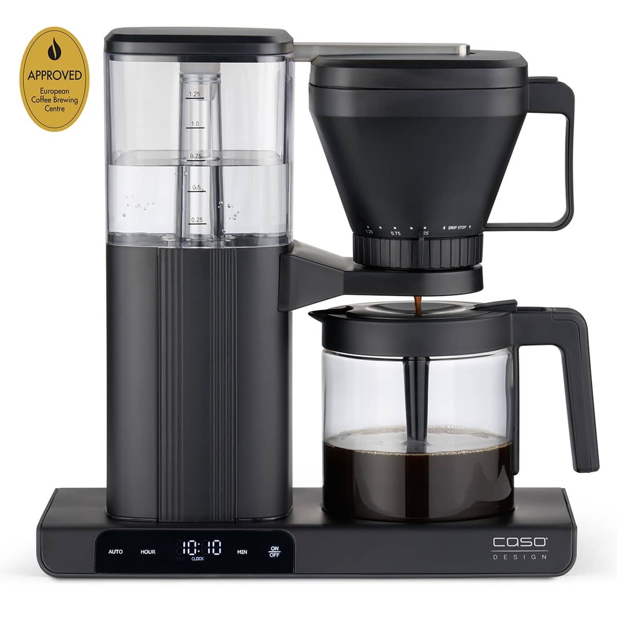 Aroma Sense kaffemaskin 1,25 liter, svart