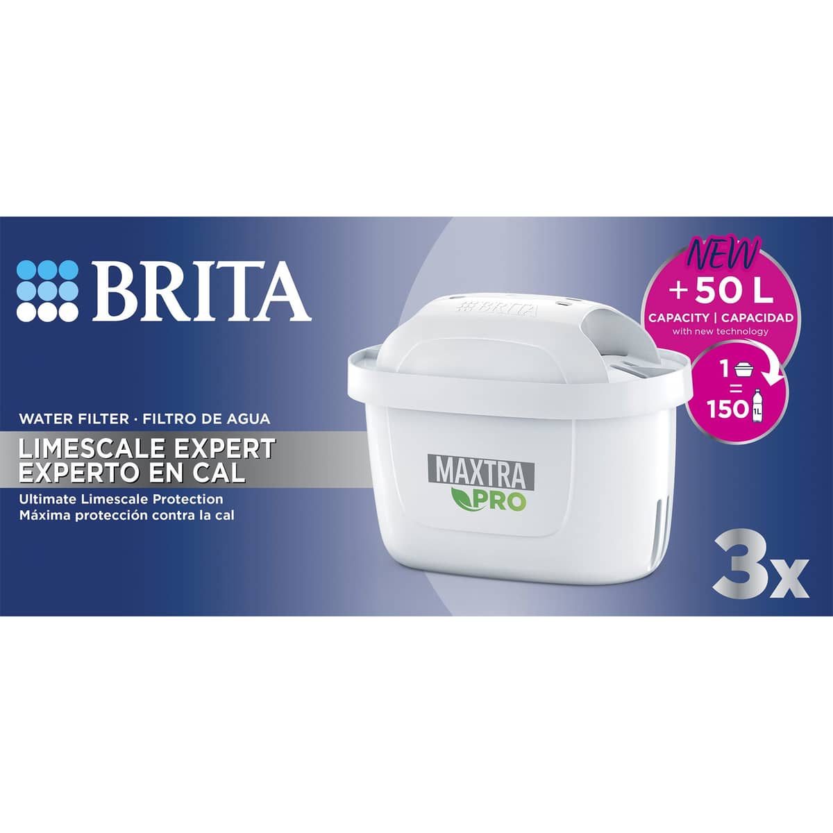MAXTRA PRO LIMESCALE EXPERT filter, 3-pak