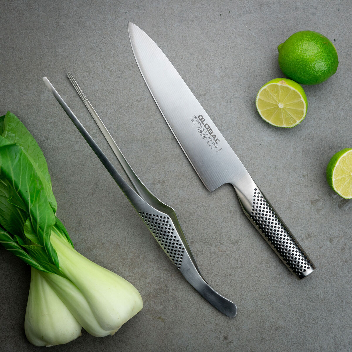 Knivset 2-delar, G-2 kockkniv + GS-28 matpincett