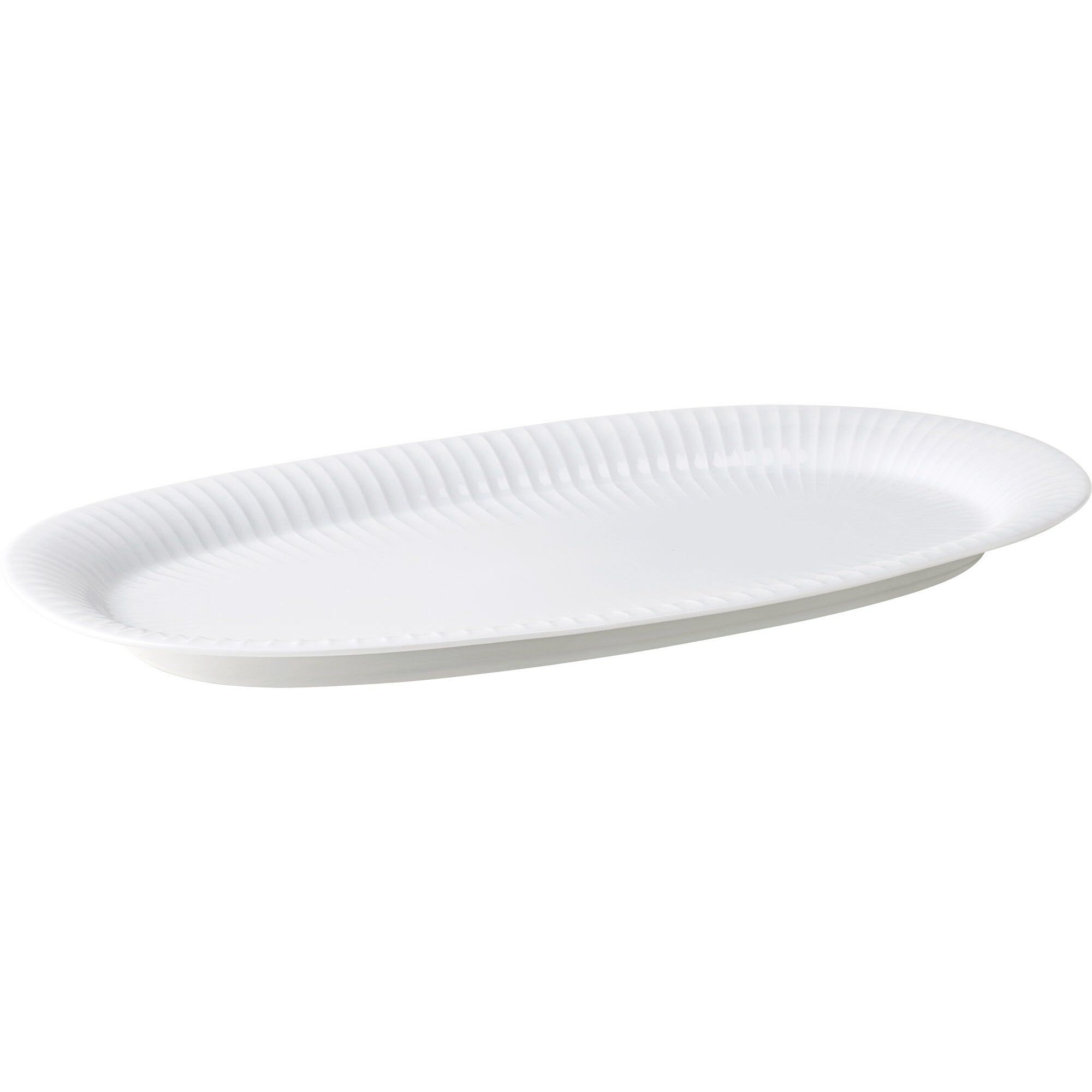 Kähler Hammershøi serveringsfat ovalt 40 x 22,5 cm Hvit