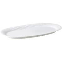 Hammershøi ovalt serveringsfad, hvid, 40 x 22,5 cm