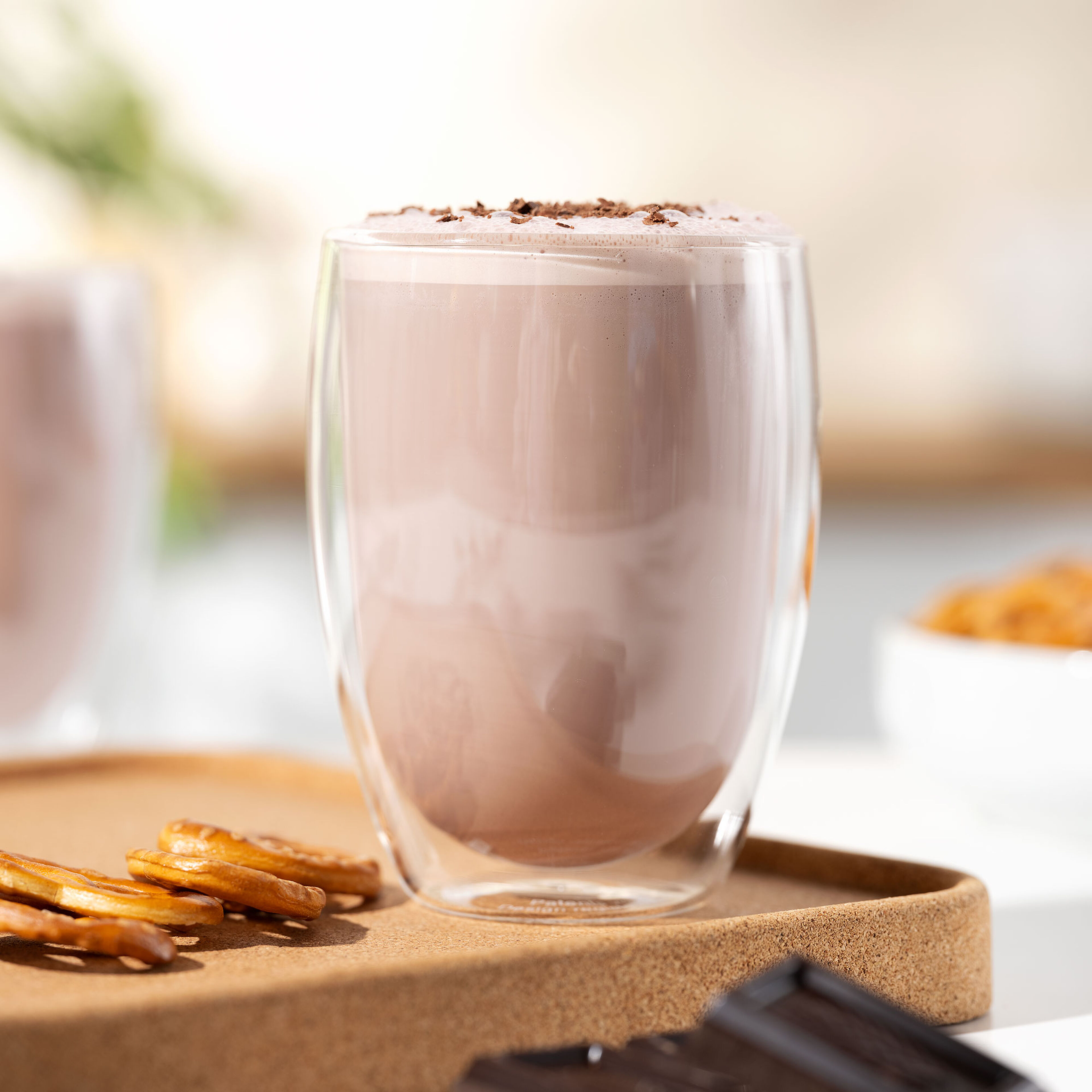 Pavina Dubbelväggigt Glas Medium 2 pack