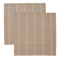 lautasliinat 45 × 45 cm 2 kpl, beige