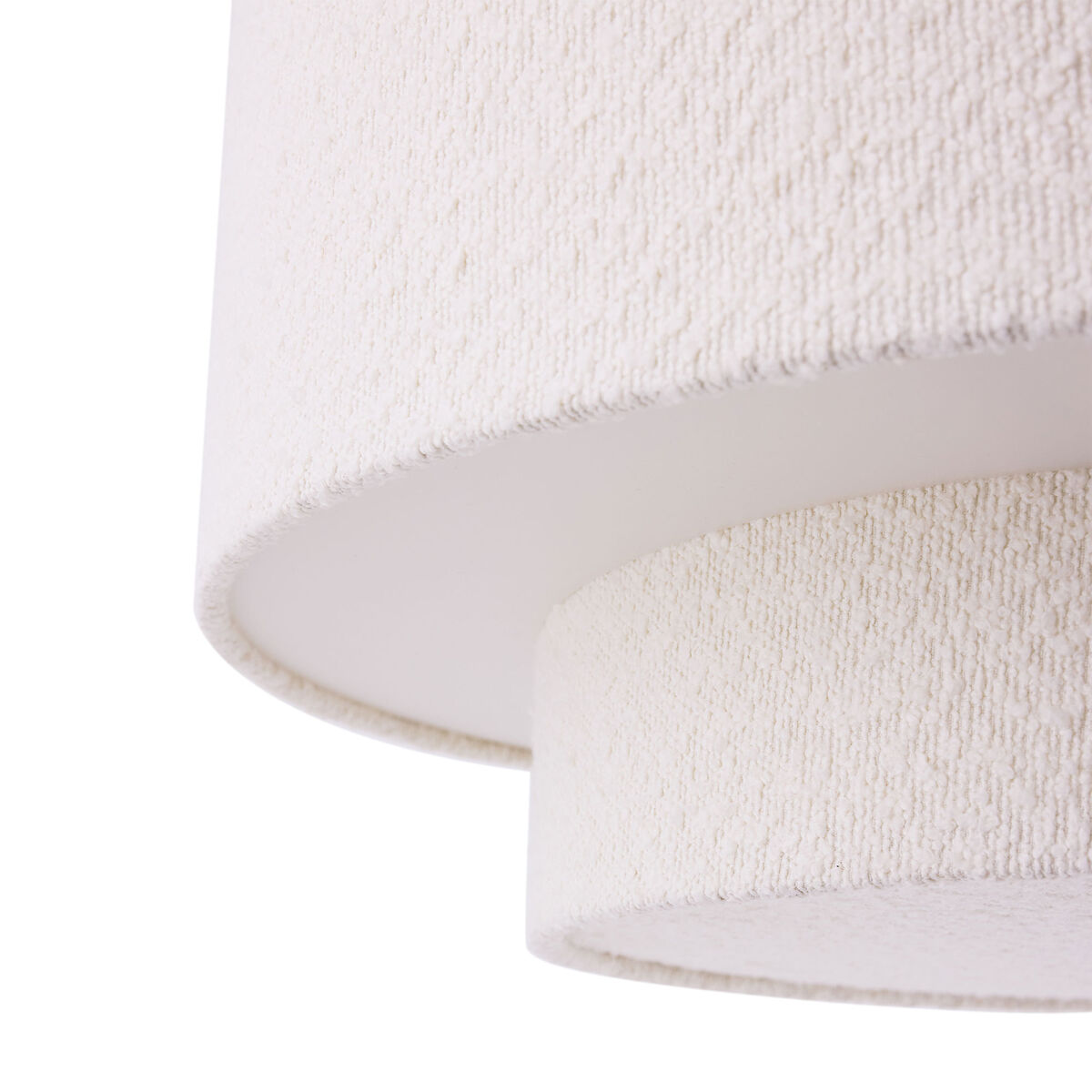 Globen Lighting Noah Bouclé pendellampa 50 cm, vit