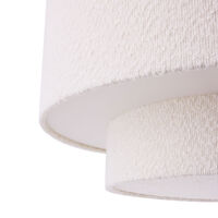 Globen Lighting Noah Bouclé pendellampa 50 cm, vit