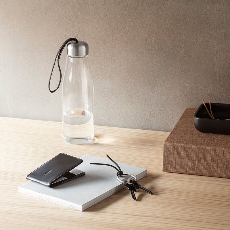 Drikkeflaske Glass 0,5 liter, Svart