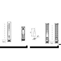 Arctic Collection 15S inbyggbar vinkyl 8 flaskor, svart