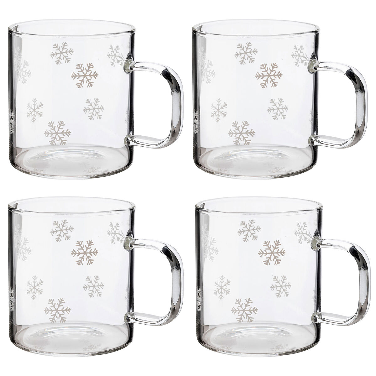 Isa Snöstjärna glasmugg 4-pack