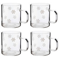 Isa Snöstjärna glasmugg 4-pack