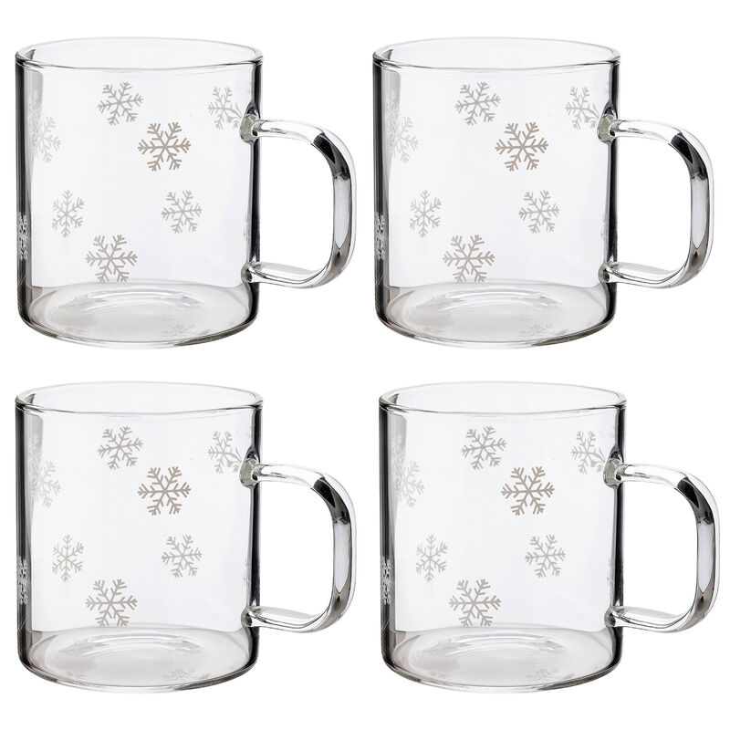 Isa Snefnug glaskrus 4-pak