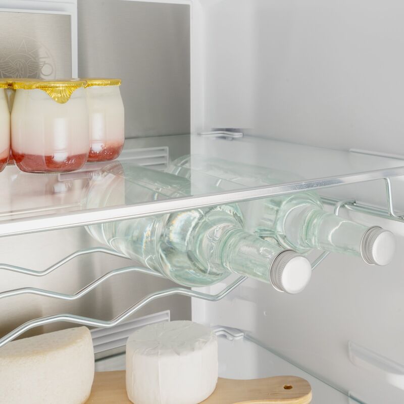 Master fristående køle-/fryseskab 186 cm, rustfrit stål