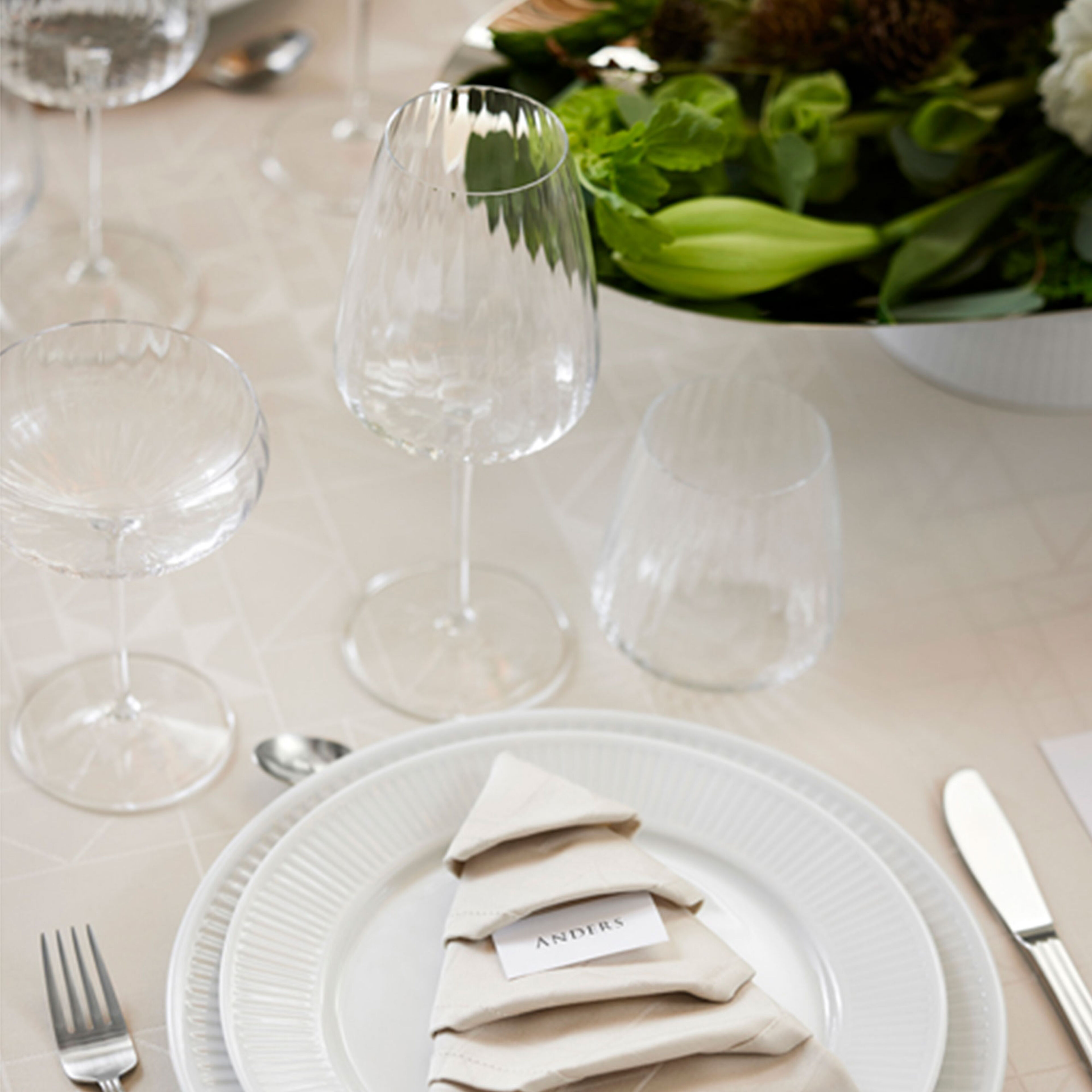 Luigi Bormioli Optica Chardonnay hvitvinsglass 4-pakning