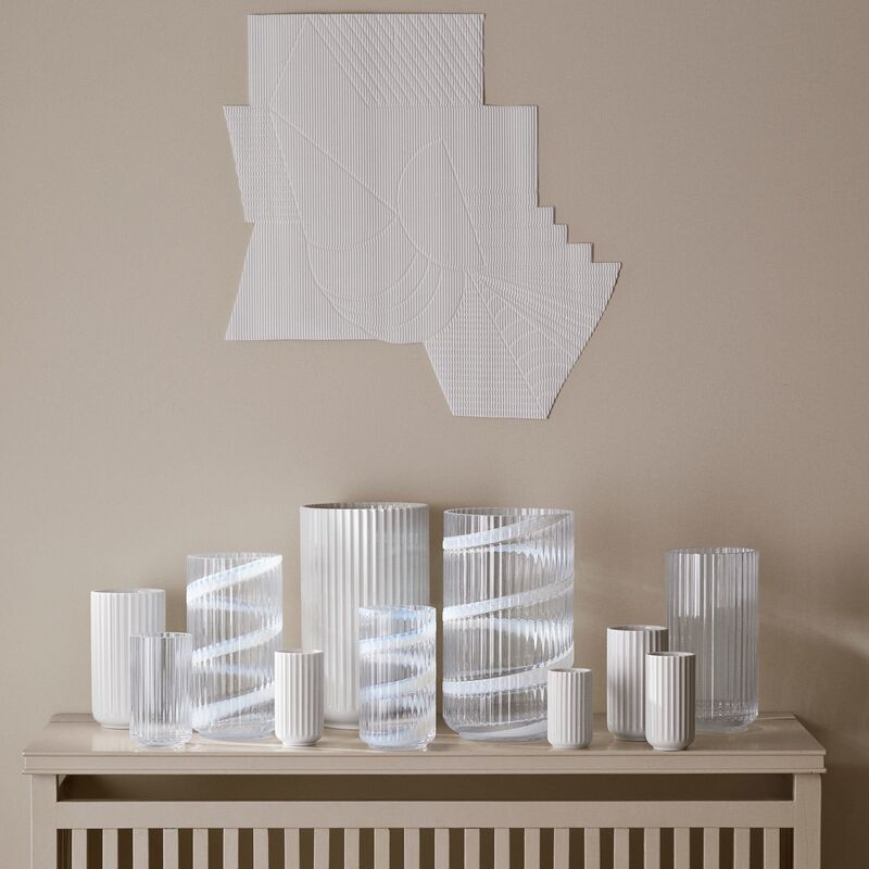 Swirl vase 15,5 cm, hvid