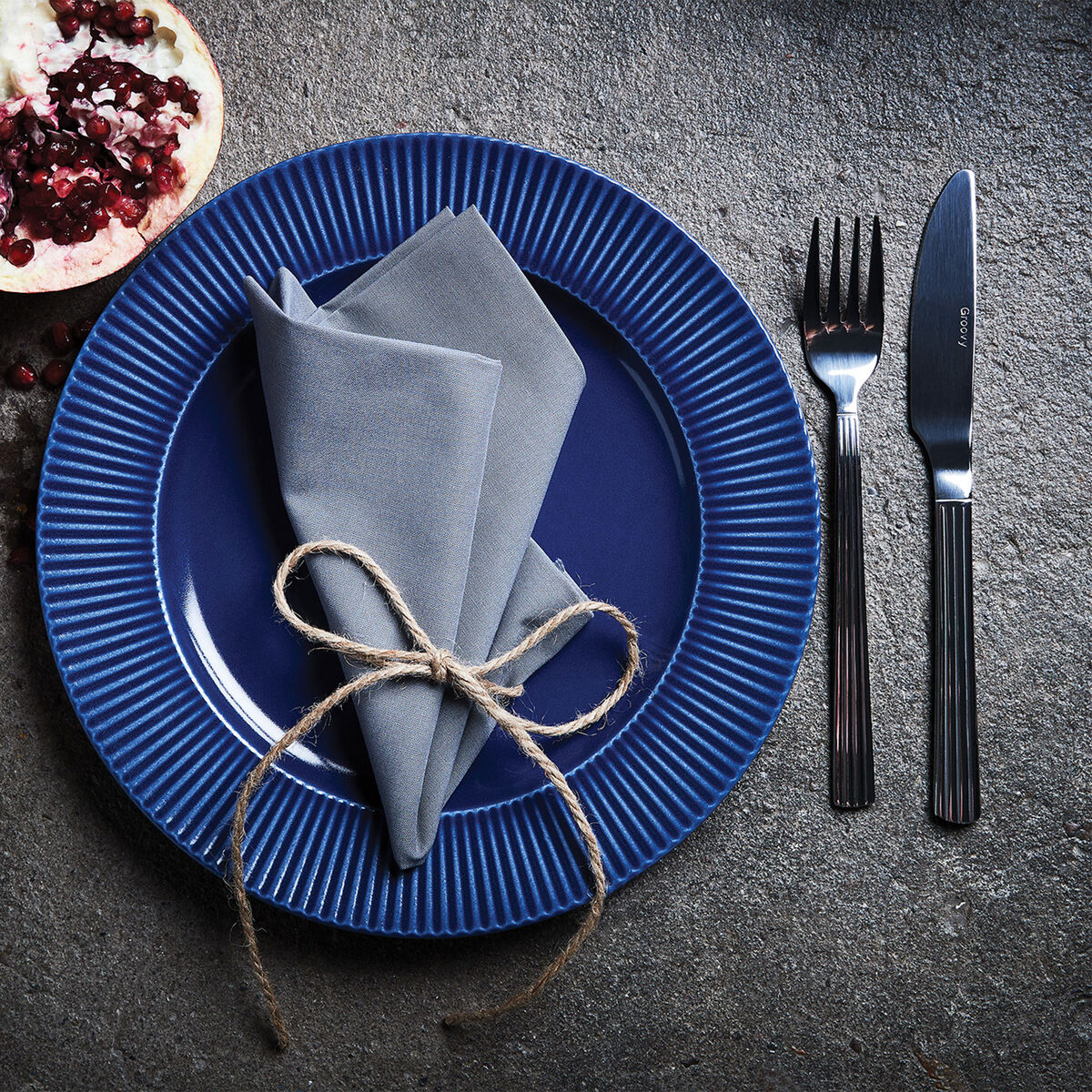 Groovy-pöytäveitsi, Mirror-väri, 4 kpl