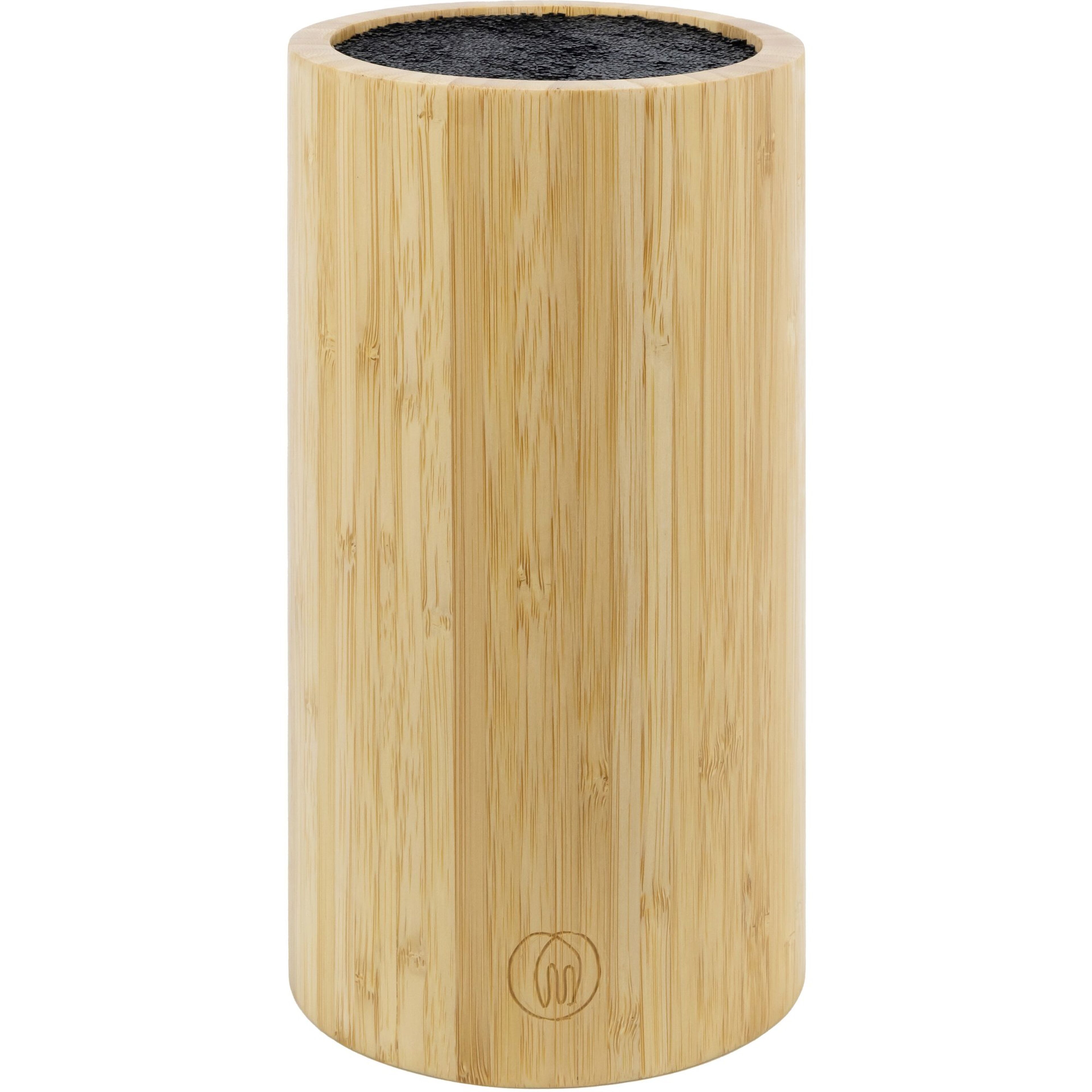 Knivblock FSC-bambu, diameter 13 cm