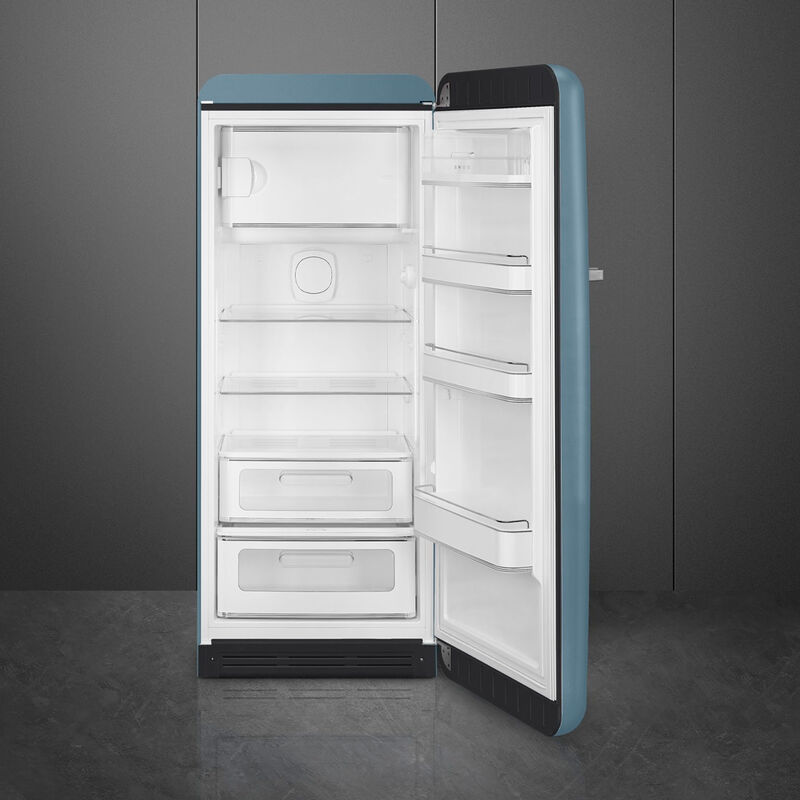 Smeg FAB28RDSB6 Køleskab Med Fryser 153cm Højrehængt Storm Blue