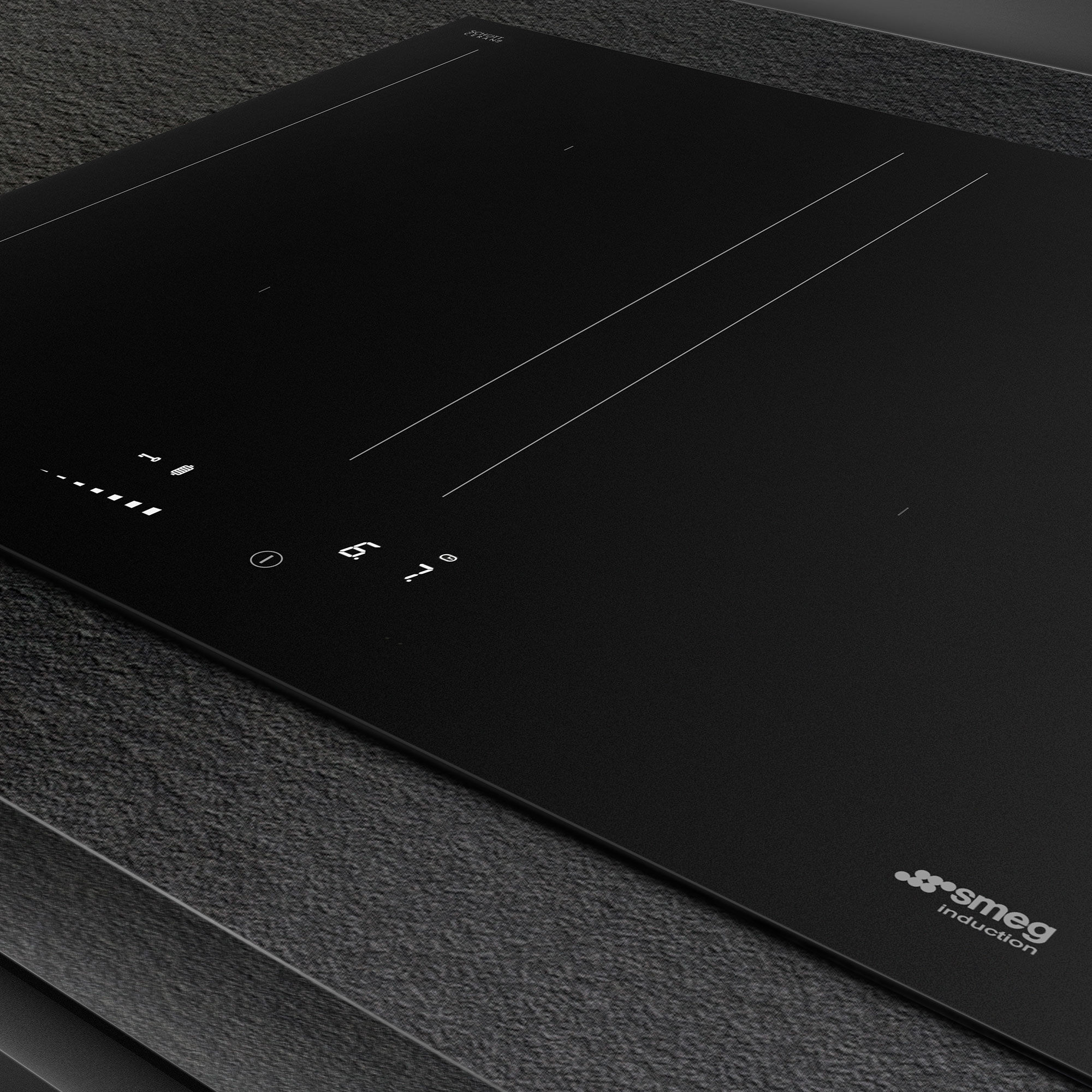 SIM3644N induktionskogeplade 60 cm med EVO Slider, 4 zoner