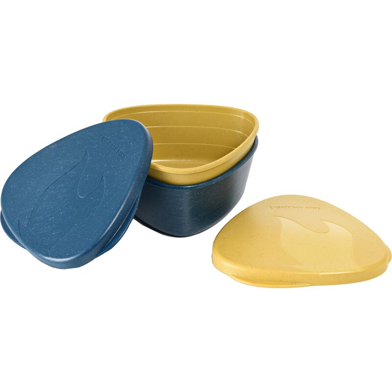 SnapBox O 2 stk. Musty yellow / Hazy blue