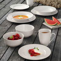 Skål 14,5 cm Vit Stengods