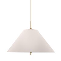 Iris pendel taklampa 50 cm, creme