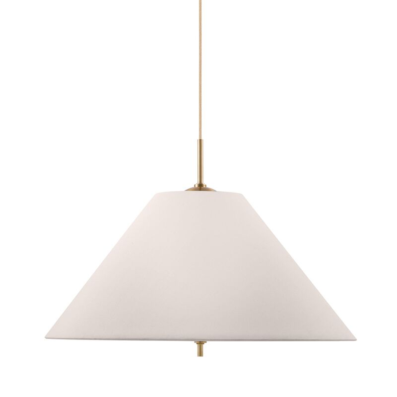 Iris pendel lampe 50 cm, creme