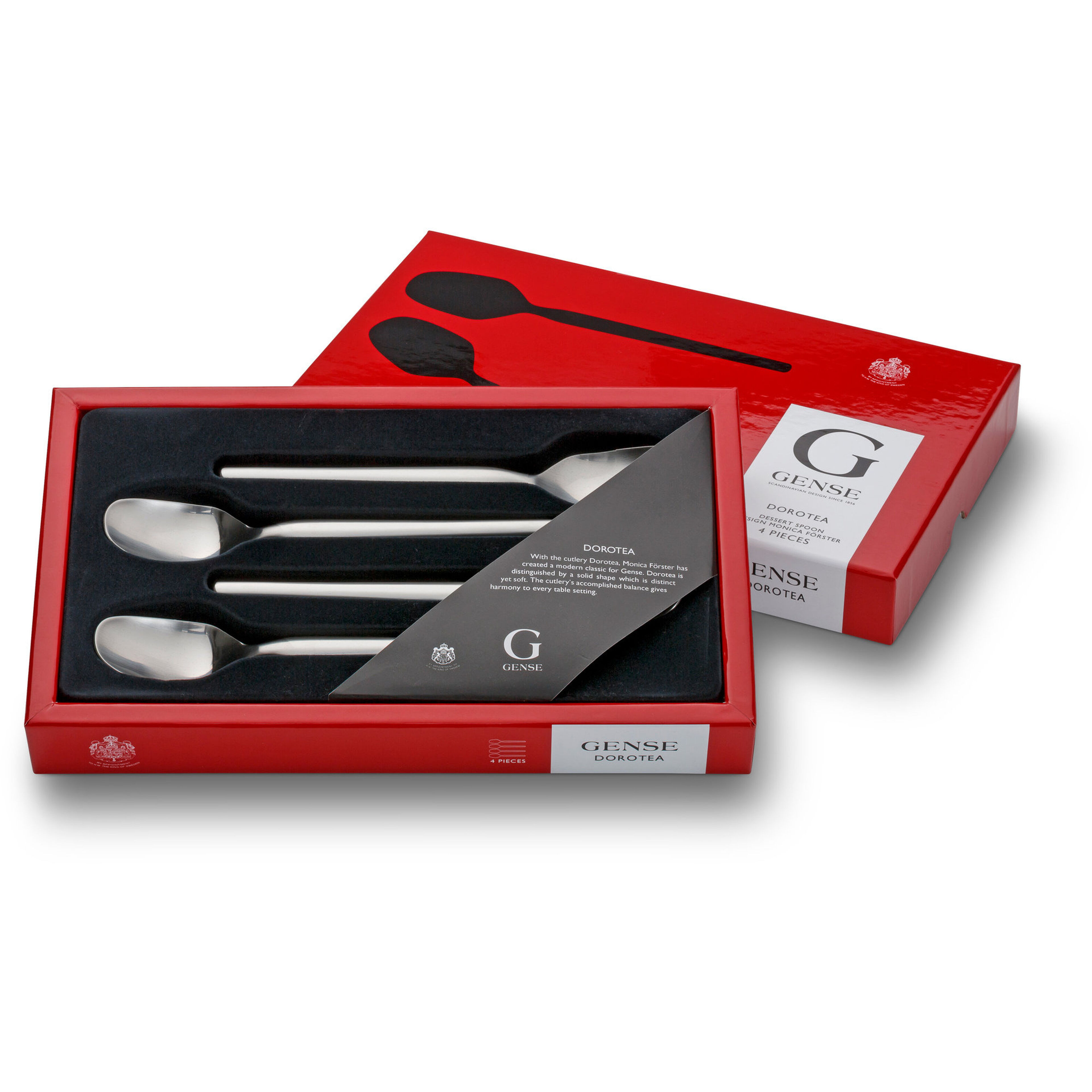 Dorotea För-& Efterrättsskedar 4-Pack