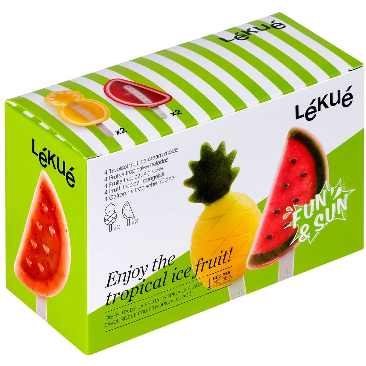 Isform Tropical Fruit, 4 stk.