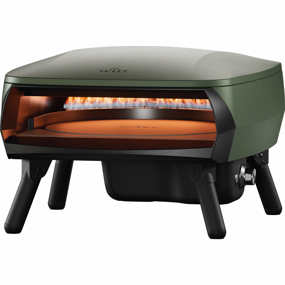 Witt Piccolo Rotante pizzaovn 16", svart