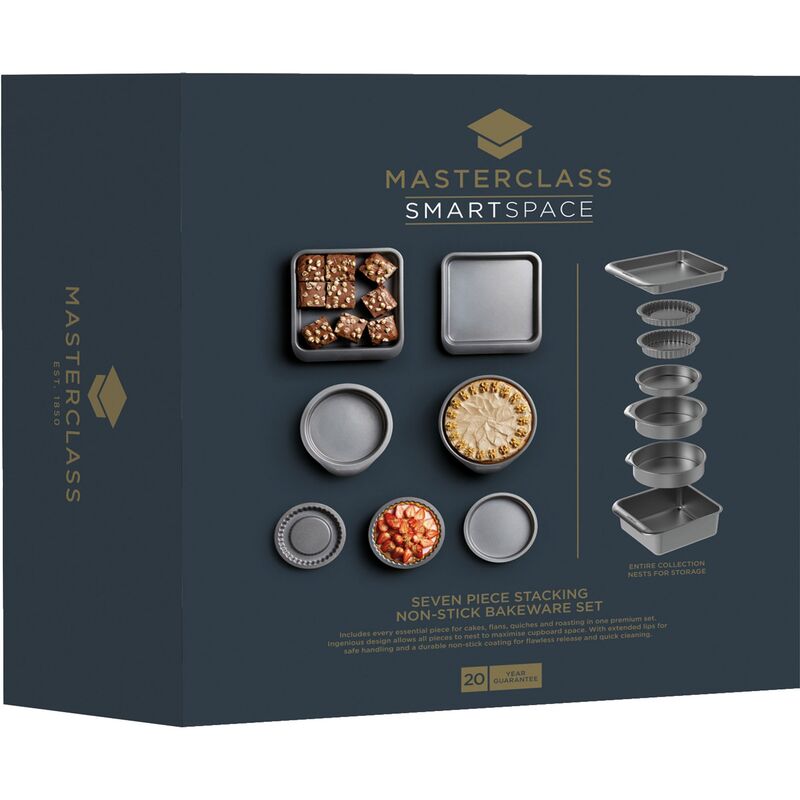 MasterClass-leivontasetti, 7 osaa, pyöreä