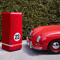 Porsche Limited Edition kjøleskap med fryseboks FAB28RDP9176, Salzburg Red