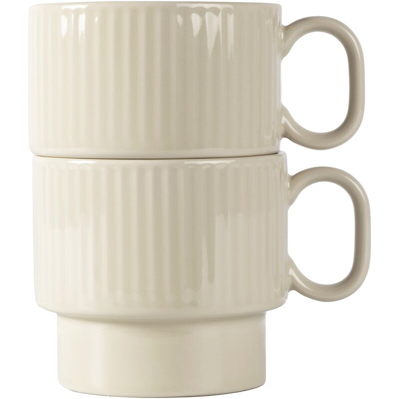 Sagaform Coffee & More teekuppi 2-pakkaus, beige