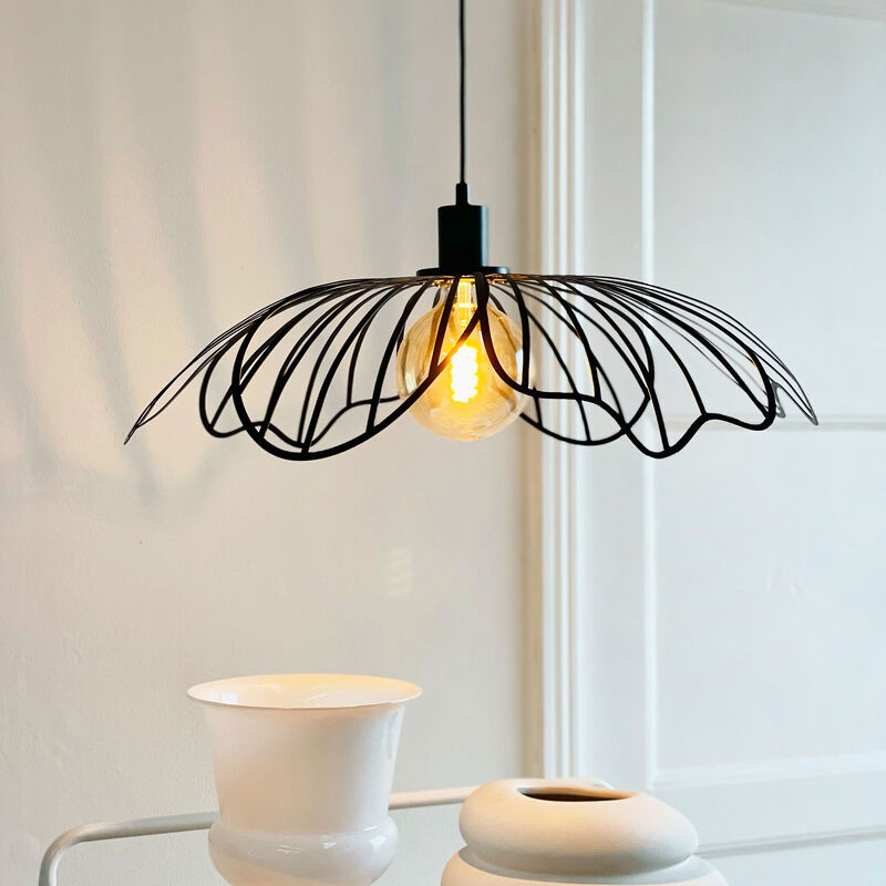 Blumen pendellampe, matt svart