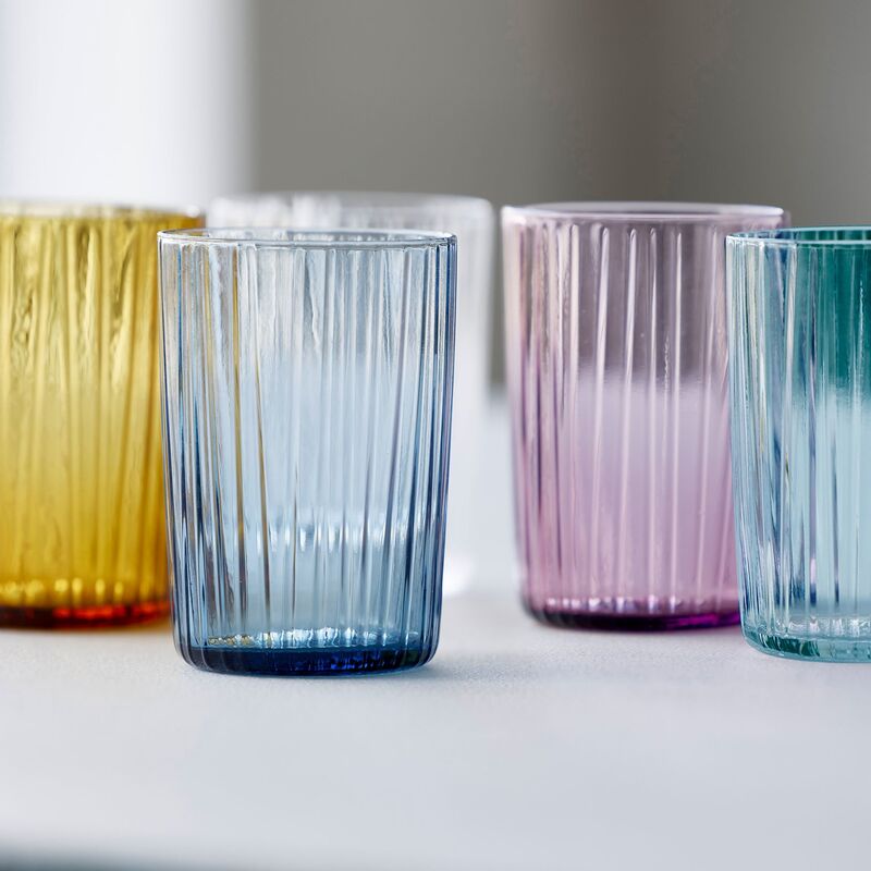 Kusintha Vandglas 28 cl, pink, 4 stk.