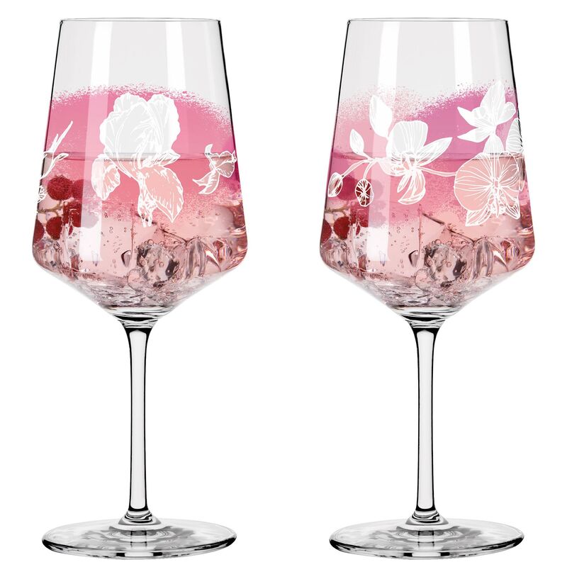 Sommersonett vinglass, 2 stk, #5&6